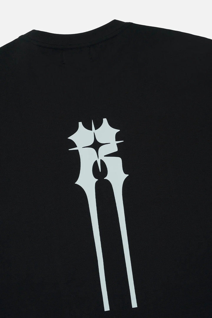 RTA Bastien Pocket Tee - Black Spiked R