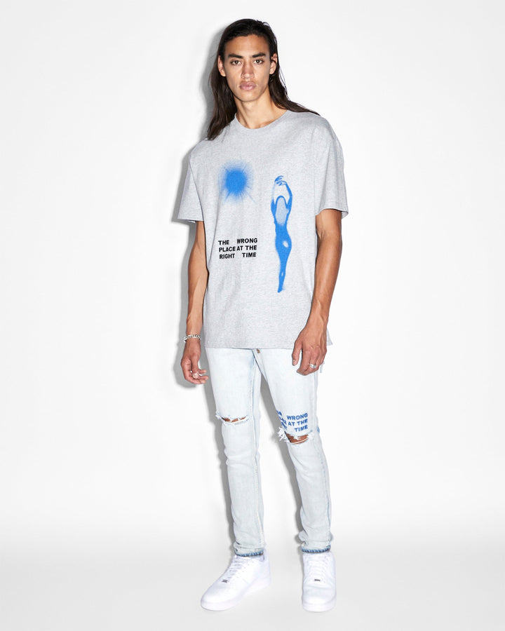 KSUBI right time biggie SS tee - grey marle