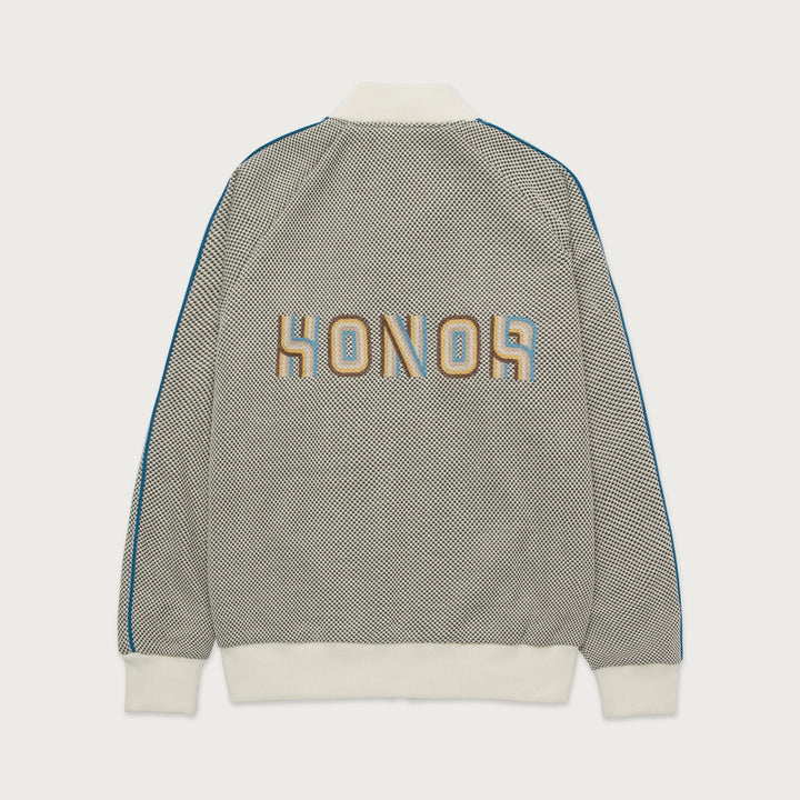 Honor The Gift Novelty Knit Track Jacket - Cream