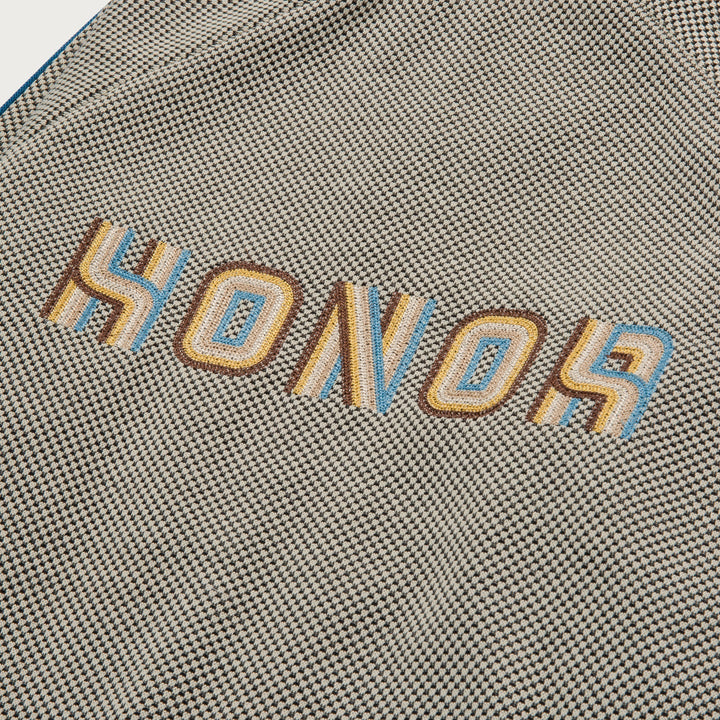 Honor The Gift Novelty Knit Track Jacket - Cream