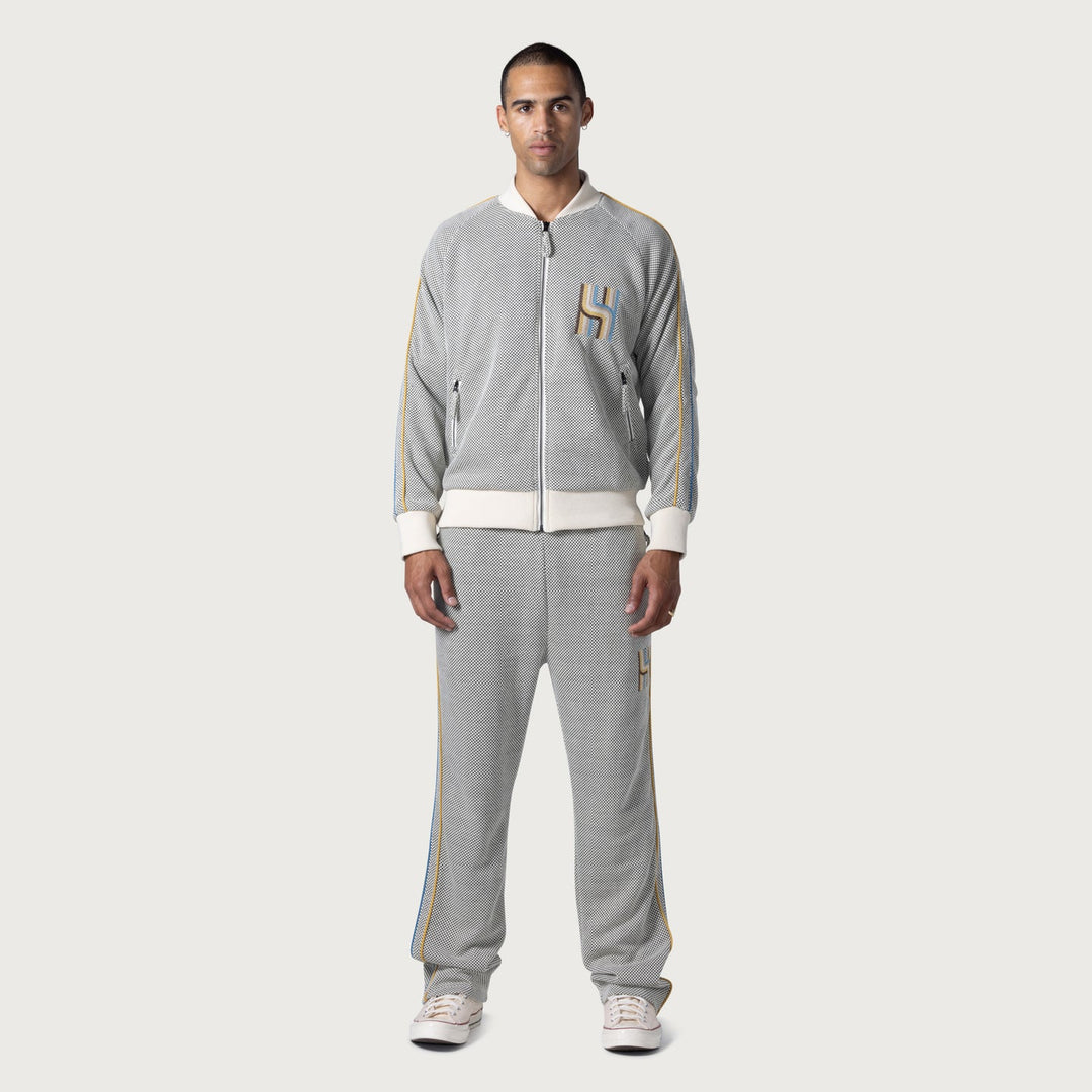Honor The Gift Novelty Knit Track Pant - Cream