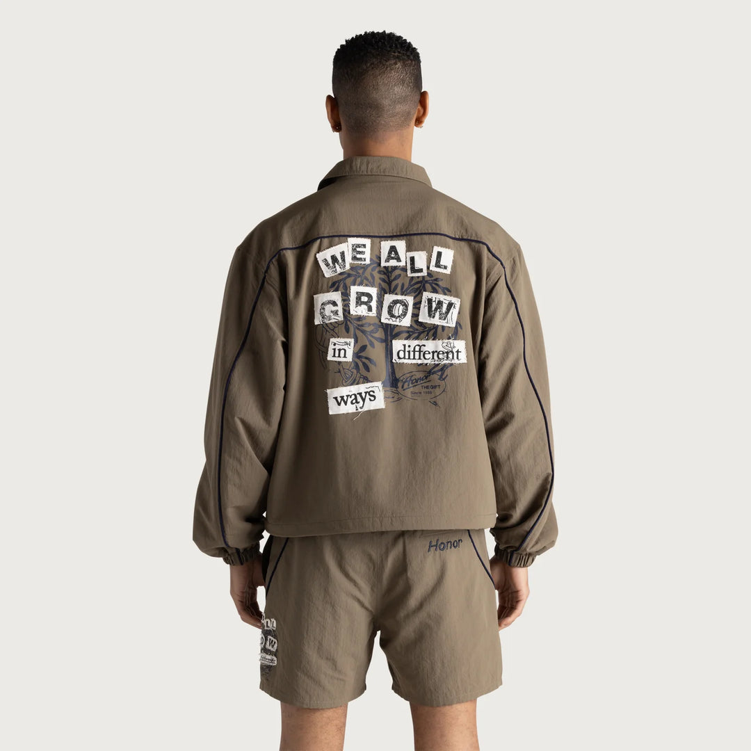 Honor The Gift GROWTH TRACK JACKET PEBBLE