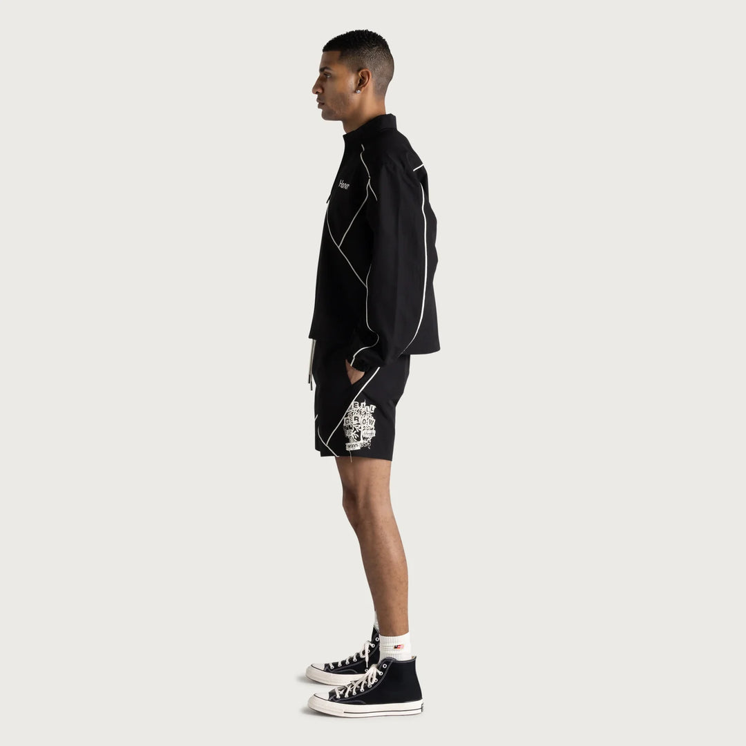 Honor The Gift GROWTH TRACK SHORT BLACK