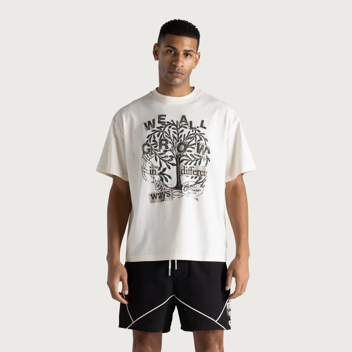 Honor The Gift WE ALL GROW TEE White