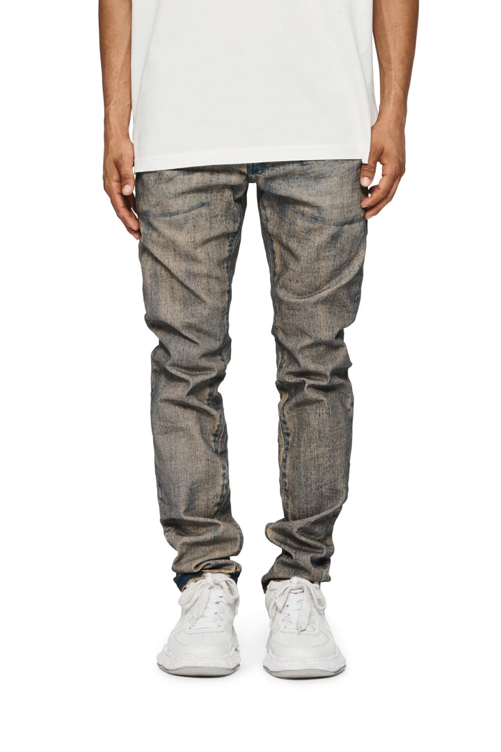 Purple Brand P001 Mid Indigo ASWM224 Antiqued Snow Wash - Mid Indigo