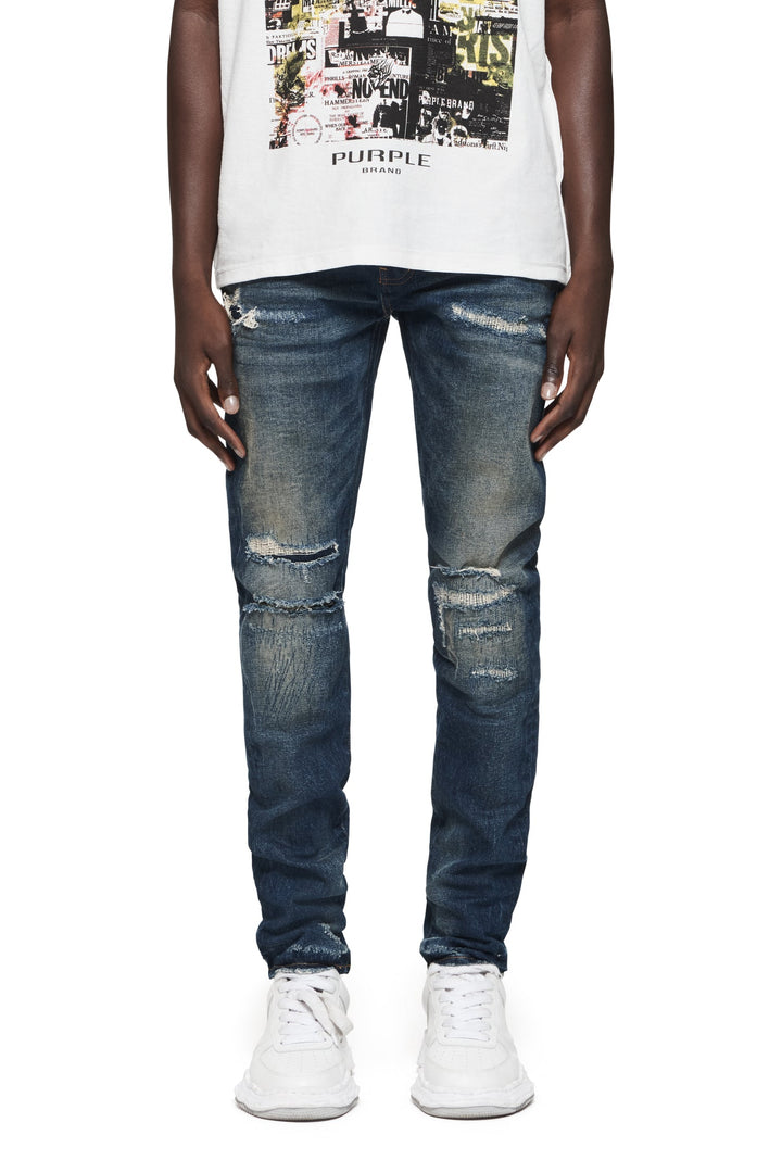 Purple Brand P001 Dark Indigo LDDI324 Light Destroy - Dark Indigo