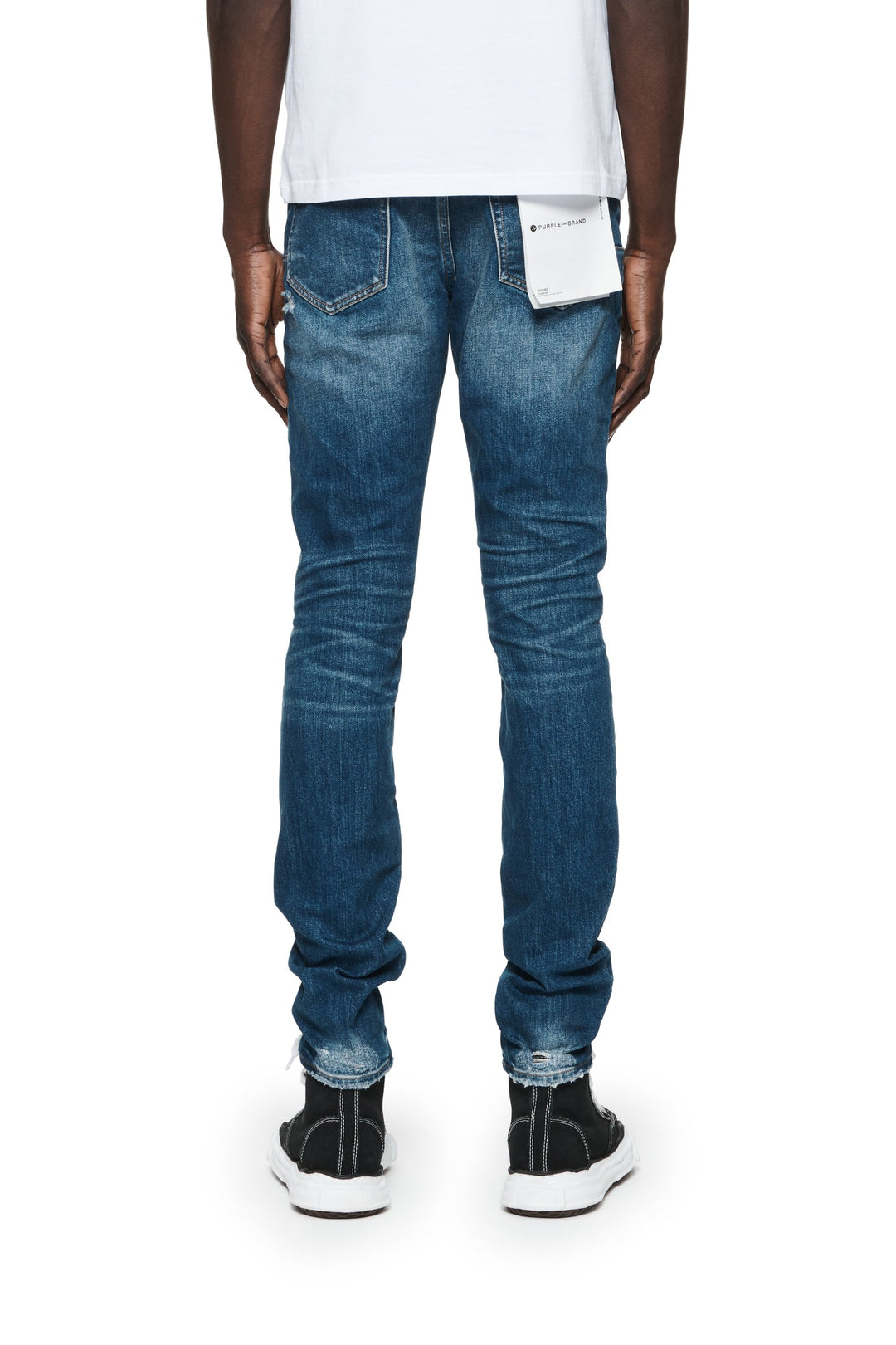 Purple Brand P001 Dark Indigo OYWD124 One Year Worn - Dark Indigo