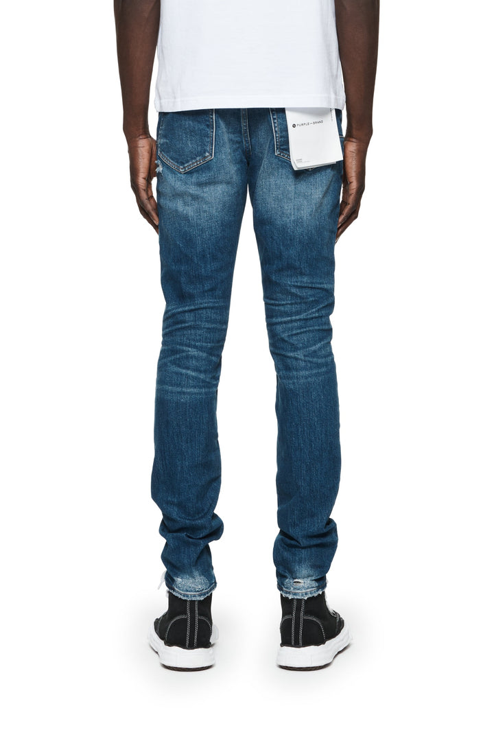 Purple Brand P001 Dark Indigo OYWD124 One Year Worn - Dark Indigo