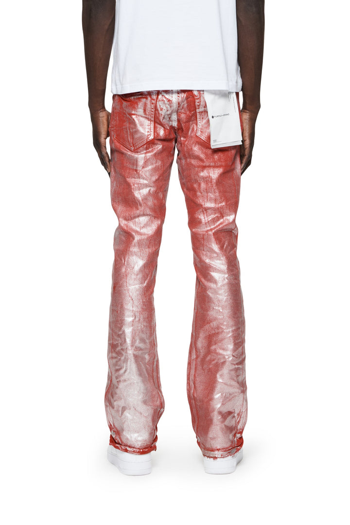 Purple Brand P004 Red SFFR124 Silver Foil Flare - Red