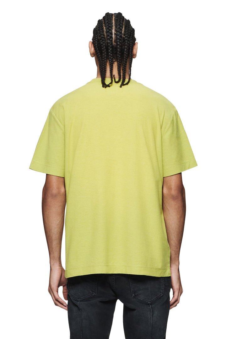 Purple Brand P104 Green JGSP324 Gothic Wordmark Tee - Green