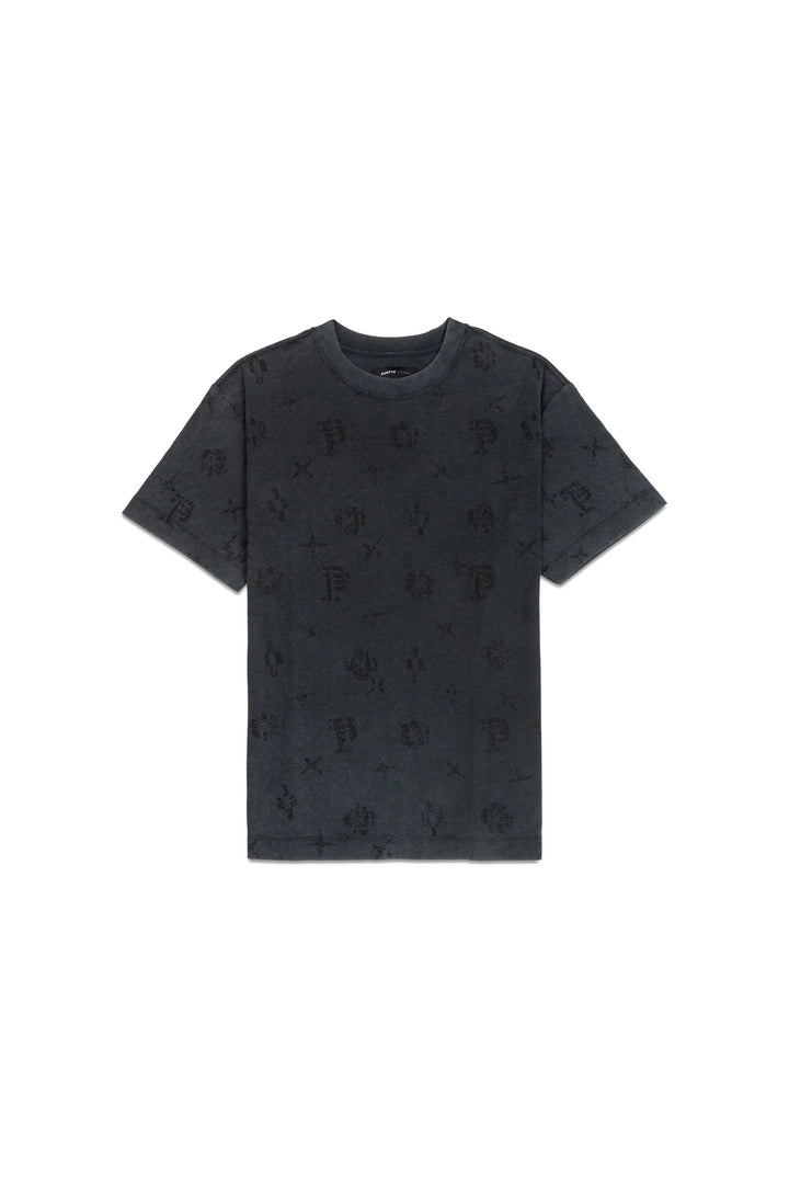 Purple Brand P104 Black JMBW224 Type Monogram T-Shirt - Black