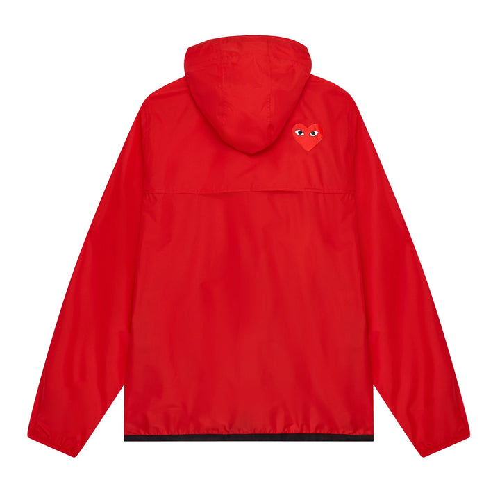 COMME DES GARCONS PLAY X K-WAY Le Vrai Zip Jacket - Red - AZ-J501-051-2