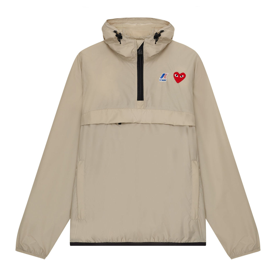 COMME DES GARCONS PLAY X K-WAY Le Vrai 3.0 Leon Jacket - Beige - AZ-J502-051-3