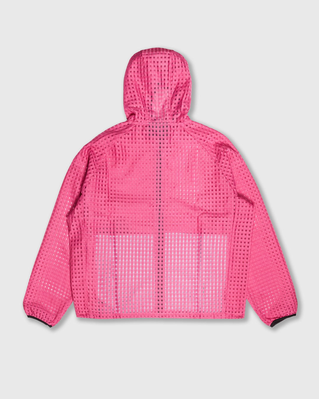 Pleasures SYSTEM PLAID HOODED JACKET (P26SP003-PINK)