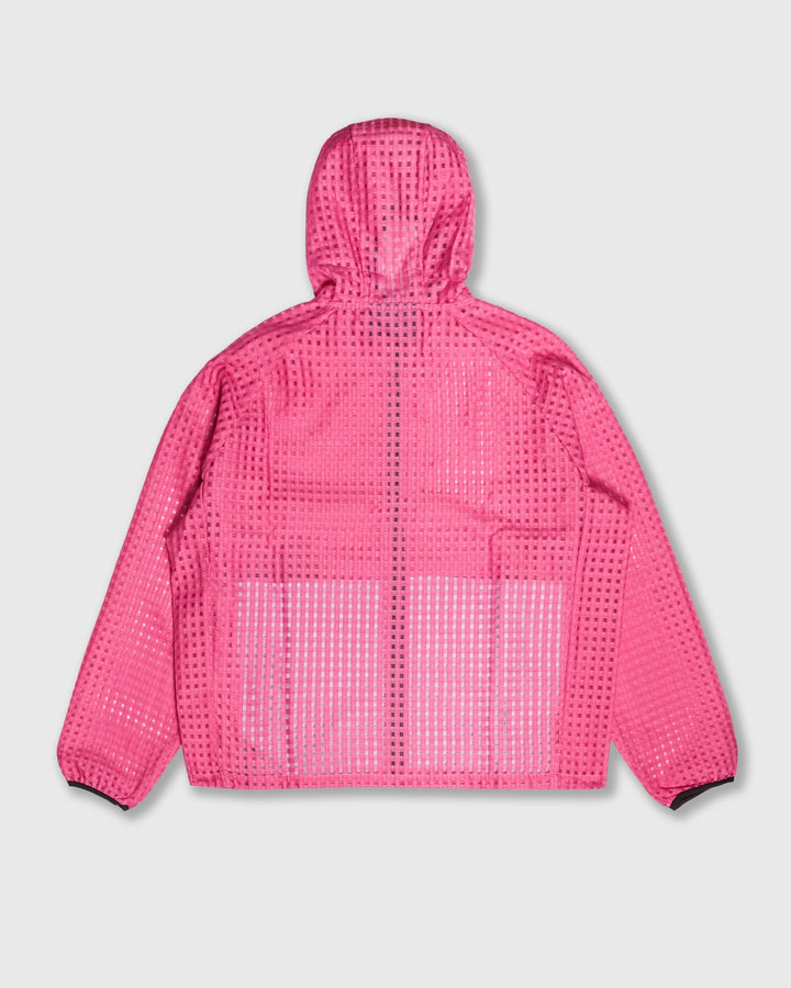 Pleasures SYSTEM PLAID HOODED JACKET (P26SP003-PINK)