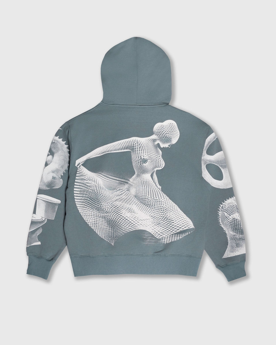 PLEASURES DYSFUNCTION HOODIE (P26SP014-GREY)