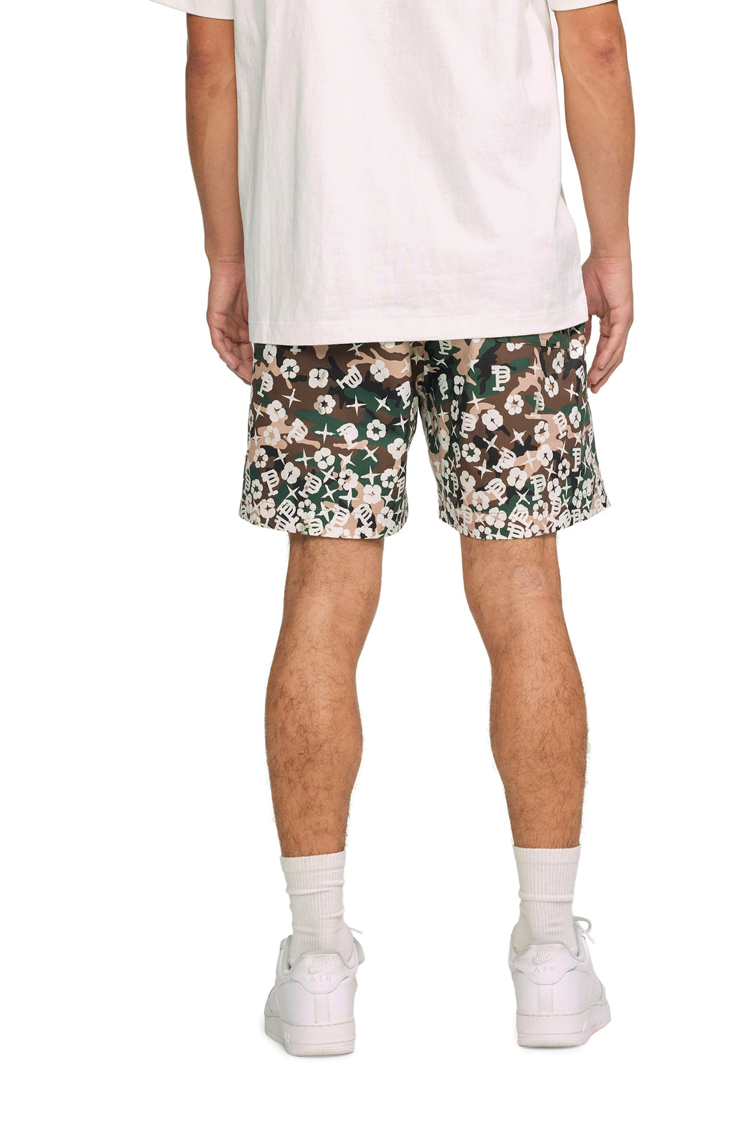 Purple Brand P504 AOP PCSM323 Scattered Monogram Camo All-Around Short