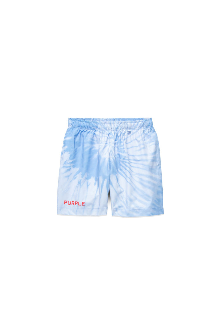 Purple Brand P504 Blue PPST323 All Round Short - Blue Tie Dye