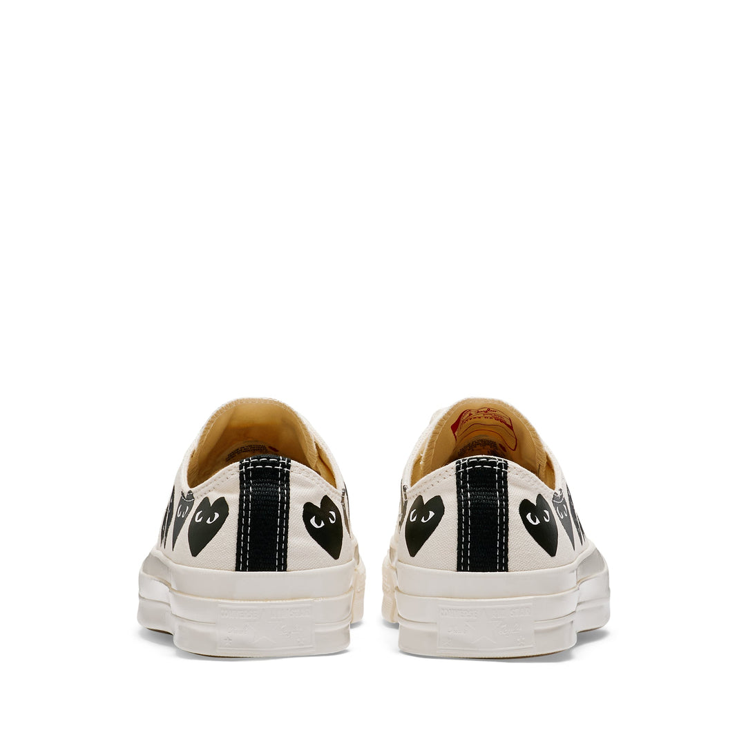 Comme des Garçons PLAY Multi Black Heart Chuck Taylor All Star '70 Low Sneakers - Beige - AZ-K126-001-2