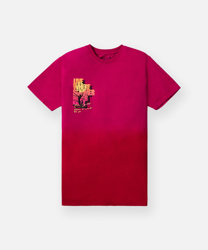 Paper Planes Endless Summer Tee - Pink Sky