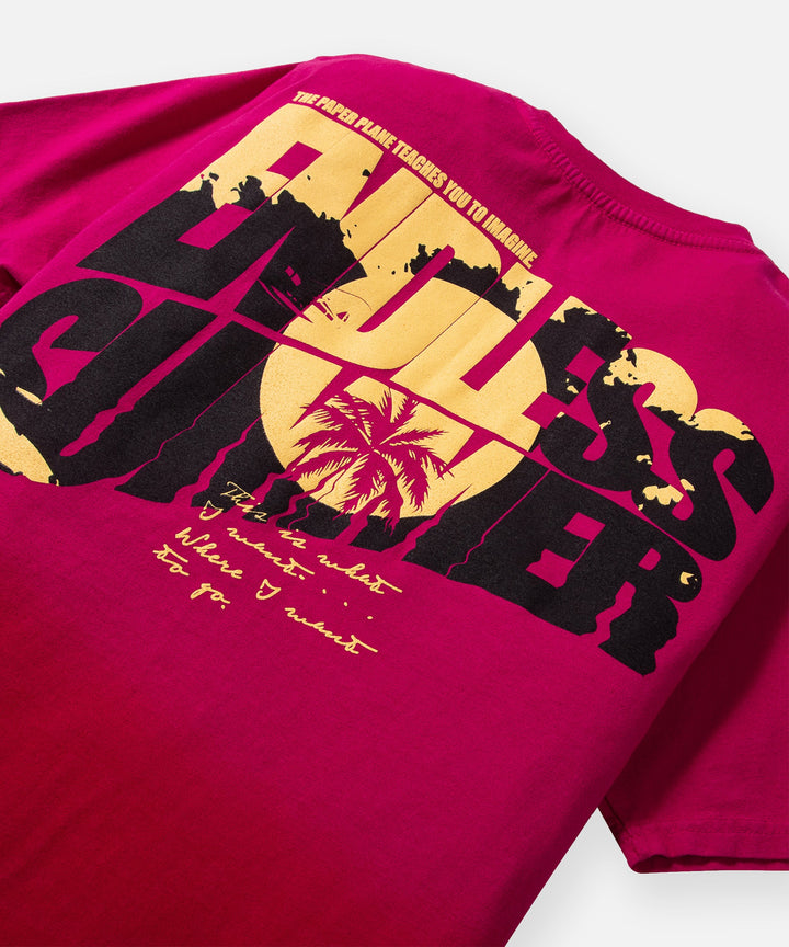 Paper Planes Endless Summer Tee - Pink Sky