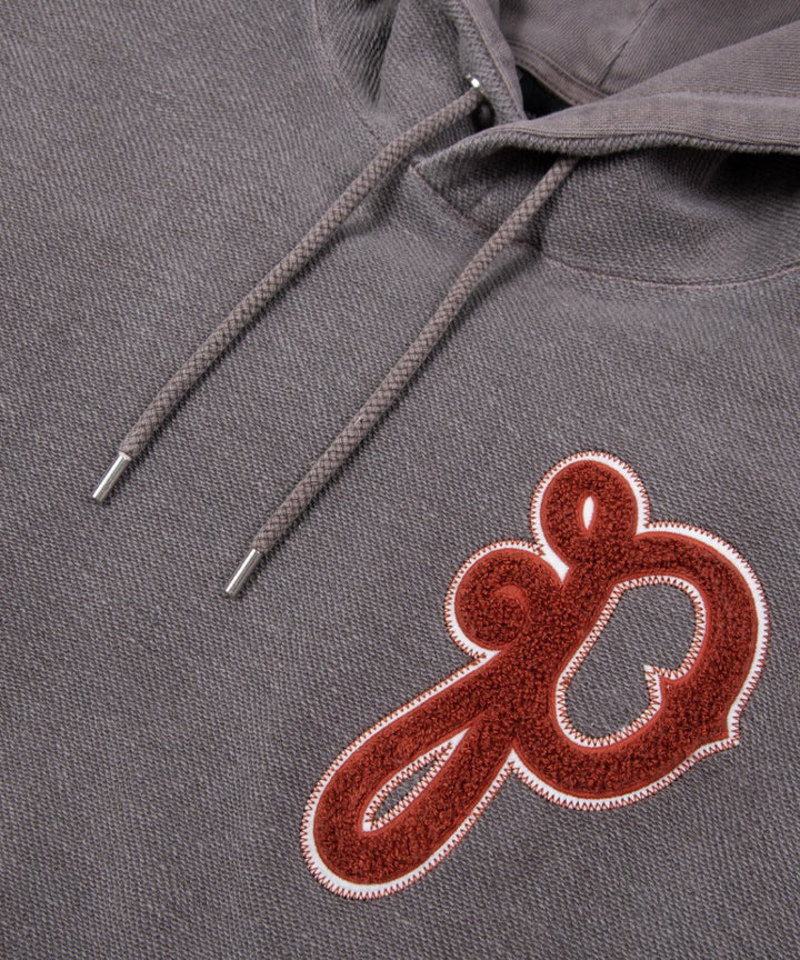 Paper Planes P's Script Hoodie - Washed Fog