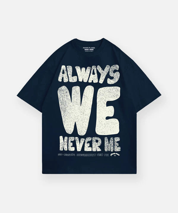 Paper Planes Always We Heavyweight Tee - Moonlit Ocean
