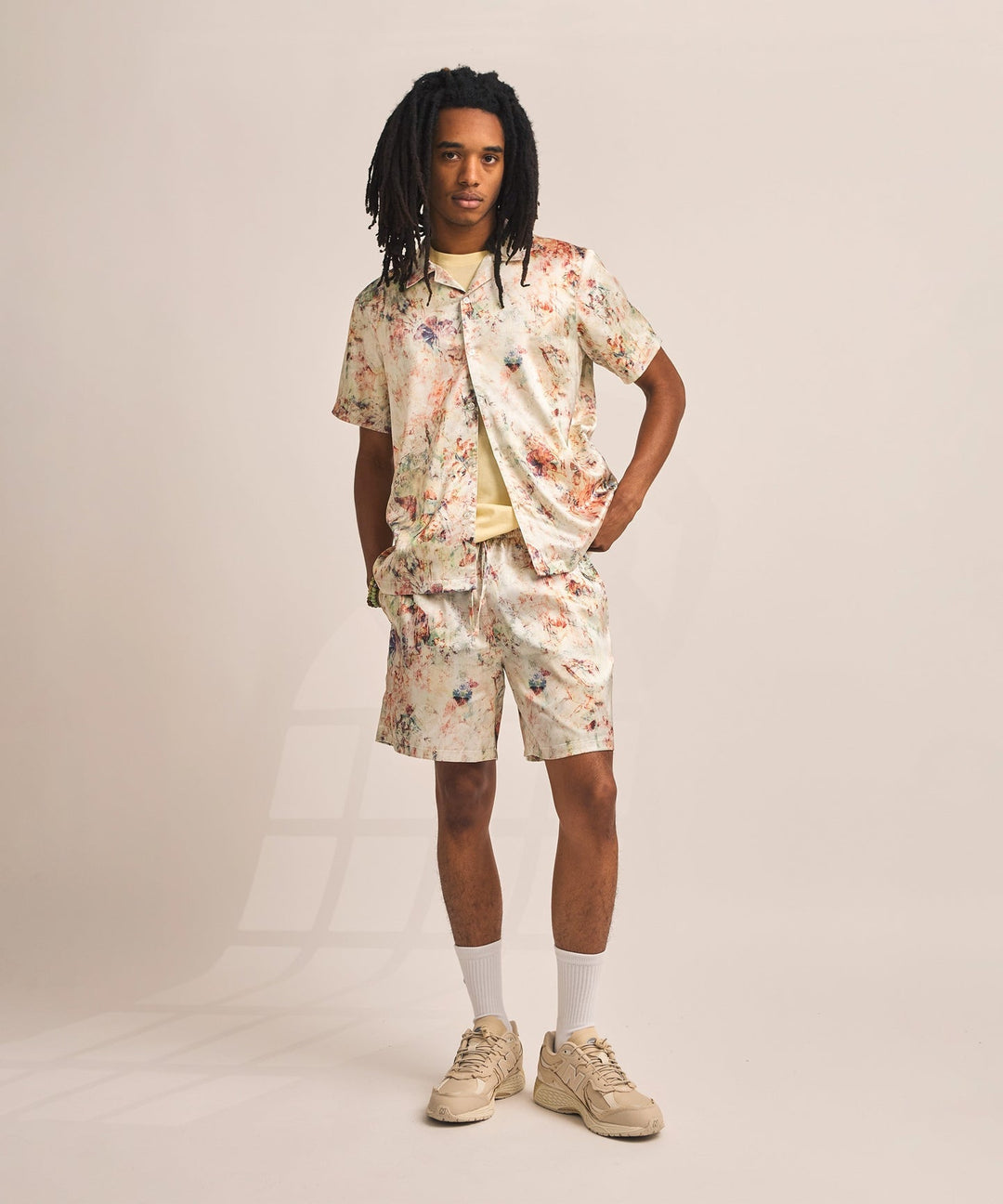 Paper Planes Wallpaper Floral Resort Shirt - Multi