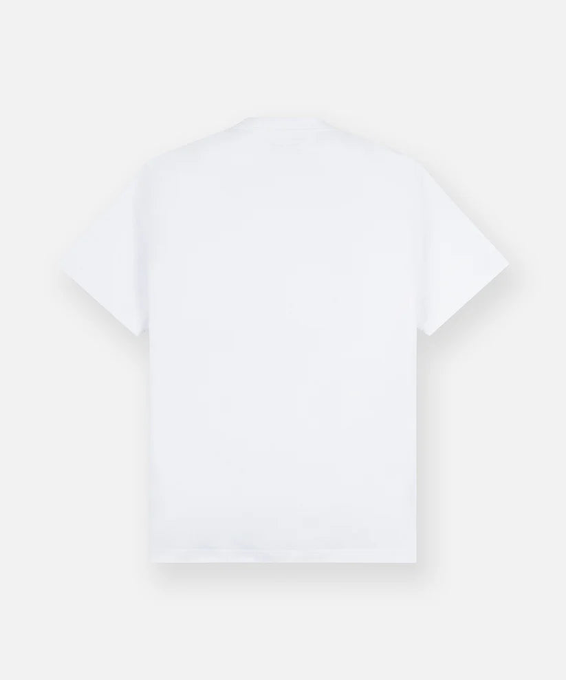 Paper Planes Heavyweight Textured Oversized Logo Tee - White