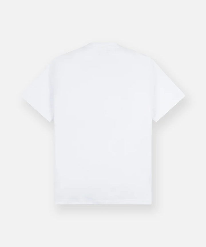 Paper Planes Heavyweight Textured Oversized Logo Tee - White