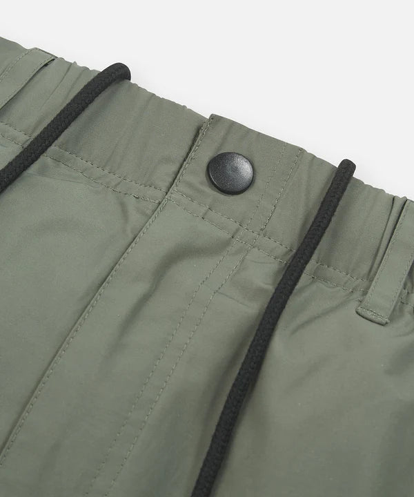 Paper Planes Convertible Cargo Pant - Green Moss