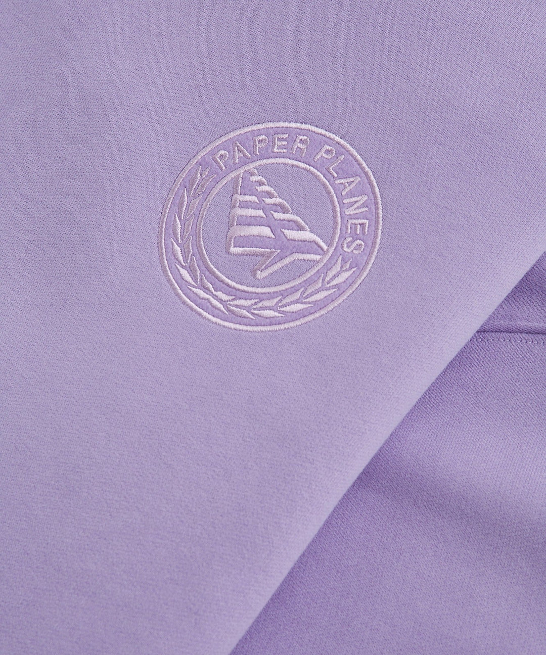 Paper Planes Relaxed First Class Crewneck Sweatshirt - Lilac