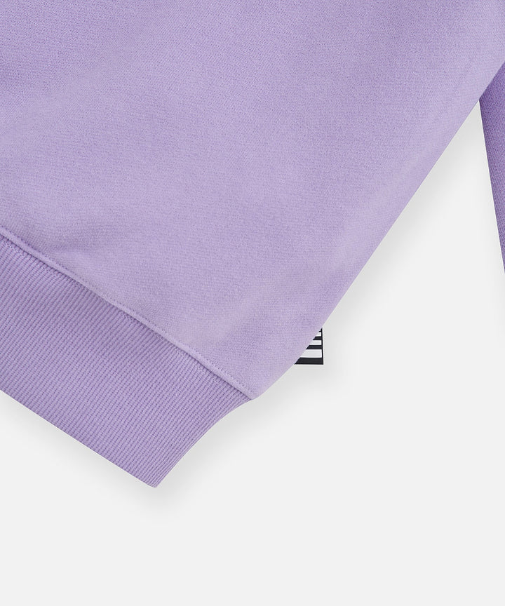 Paper Planes Relaxed First Class Crewneck Sweatshirt - Lilac