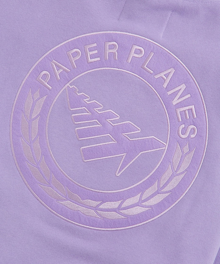 Paper Planes Relaxed First Class Crewneck Sweatshirt - Lilac