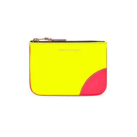 Comme Des Garcons Wallet Super Fluo Wallet - Yellow/Light Orange