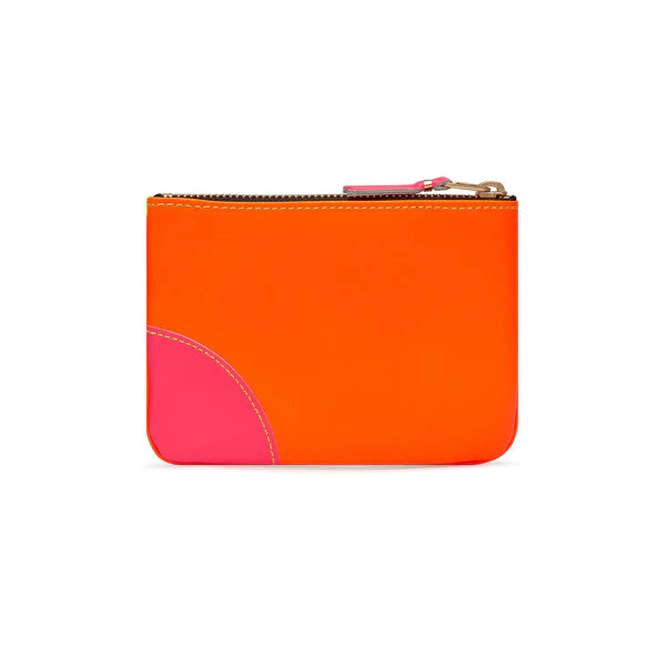 Comme Des Garcons Wallet Super Fluo Wallet - Yellow/Light Orange