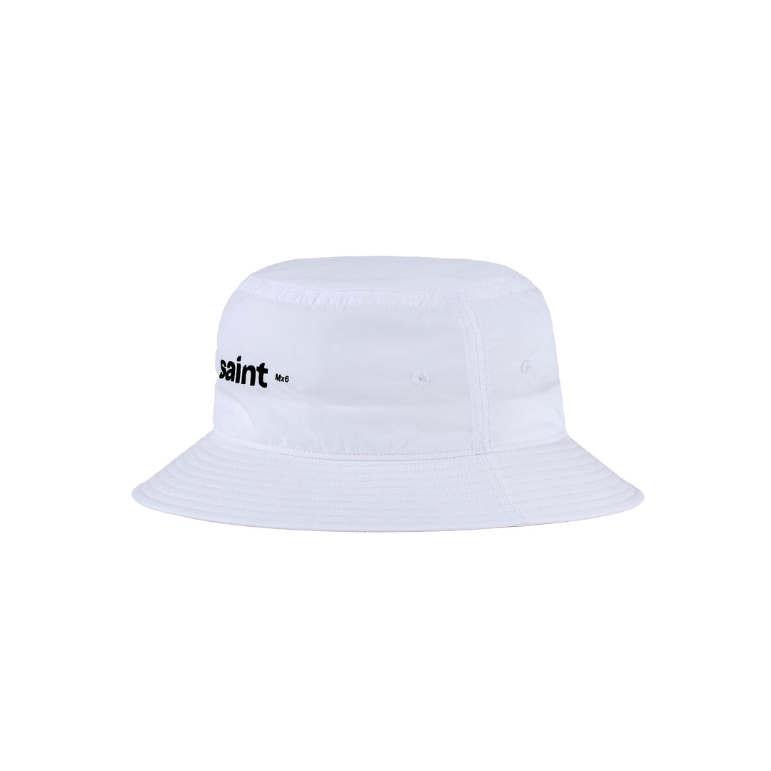 Saint Micheal Saint Bucket Hat - White
