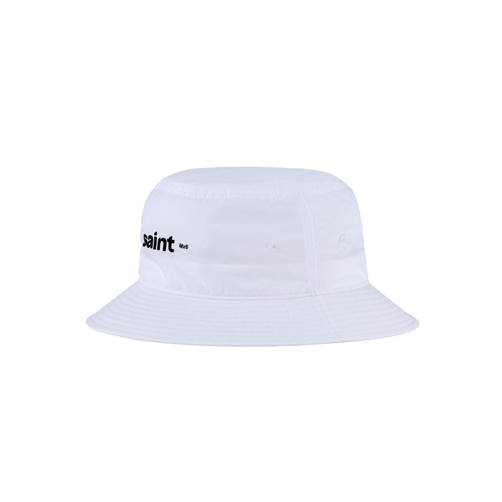 Saint Micheal Saint Bucket Hat - White