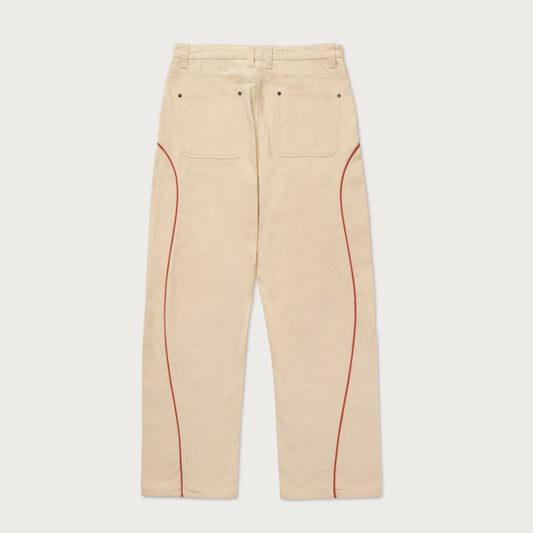 Honor The Gift Canvas Piping Pant - Bone