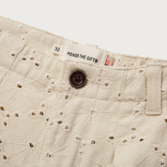 Honor The Gift Legacy Eyelet Short - Bone