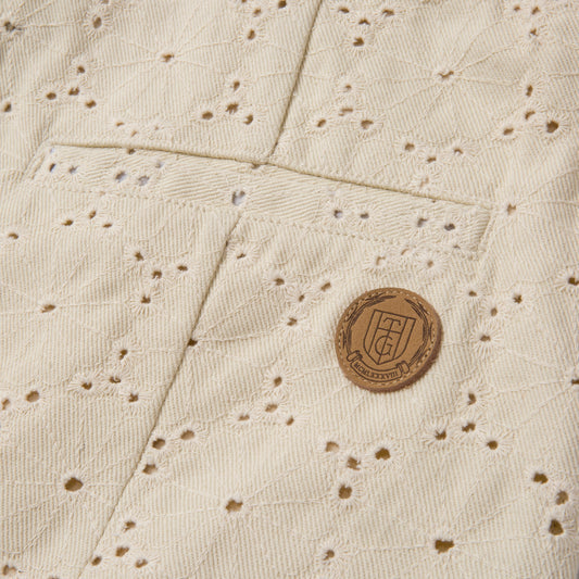 Honor The Gift Legacy Eyelet Short - Bone