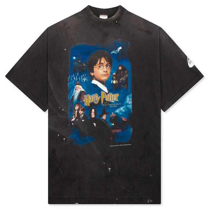 Saint Micheal  X Harry Potter Philosopher's Stone SS Tee - Black