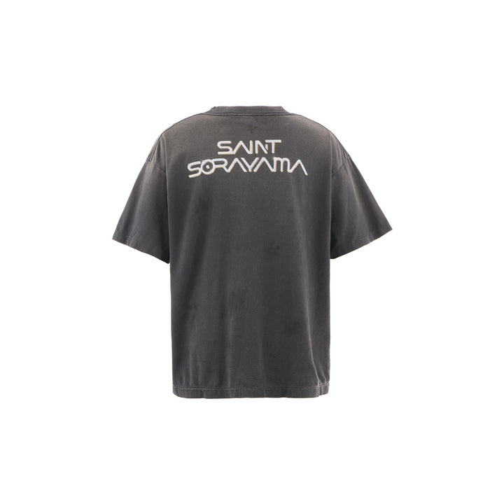 Saint Micheal X SORAYAMA T-Rex SS Tee - Black