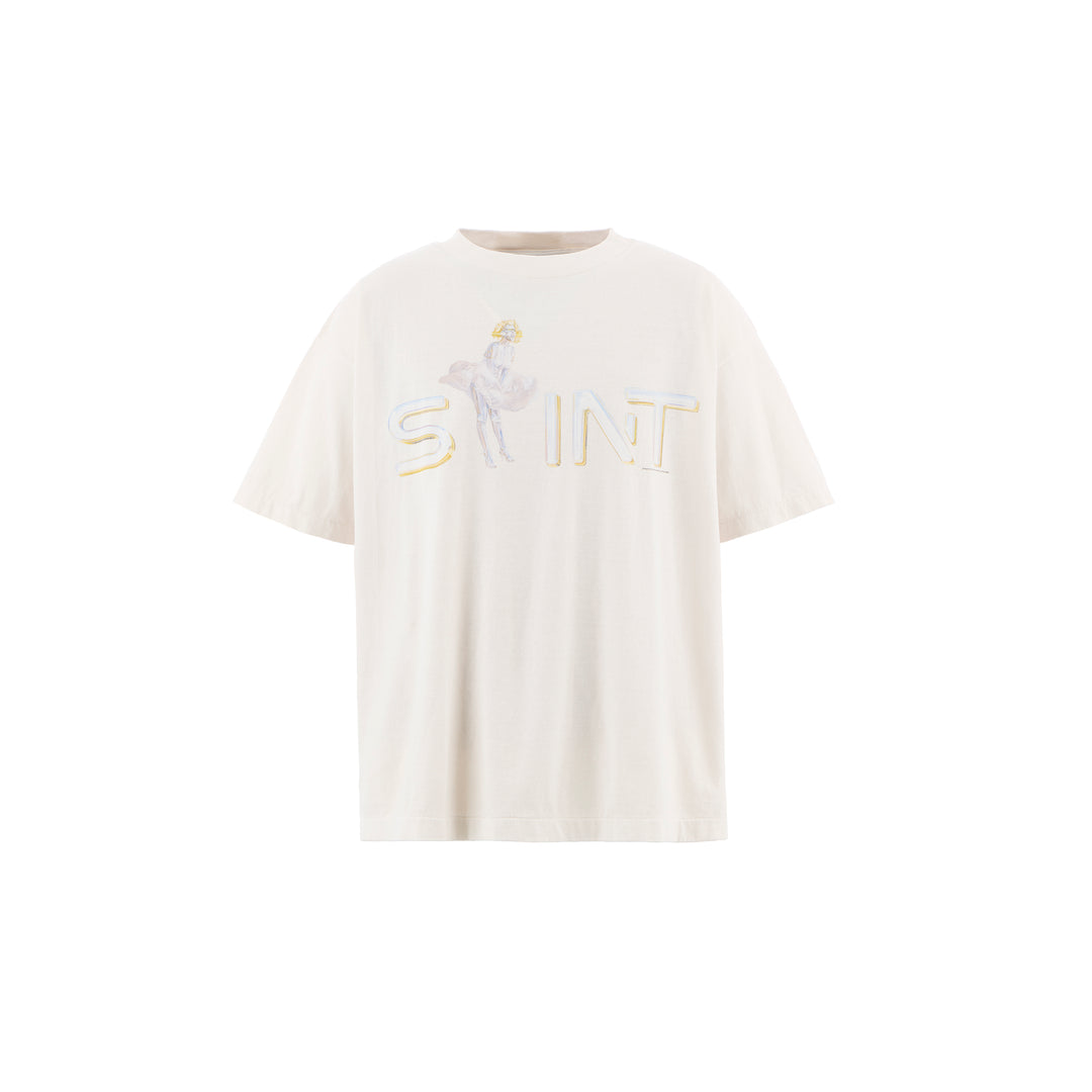 Saint Micheal X SORAYAMA Lovers SS Tee - White