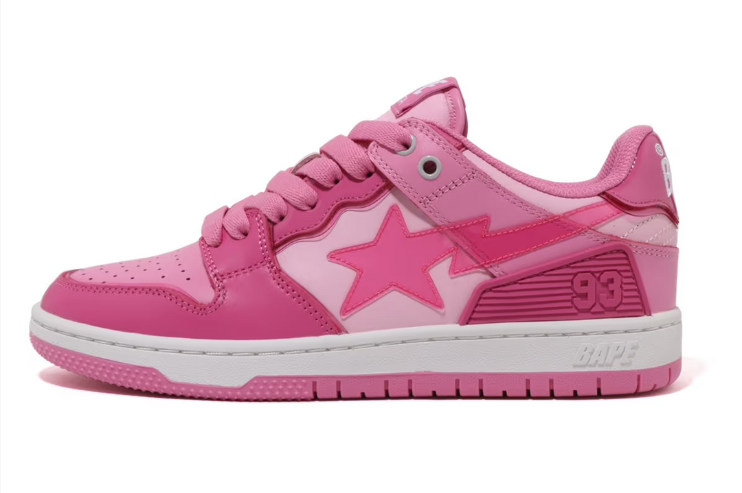 BAPE SK8 STA #51 Womens Sneakers - Pink