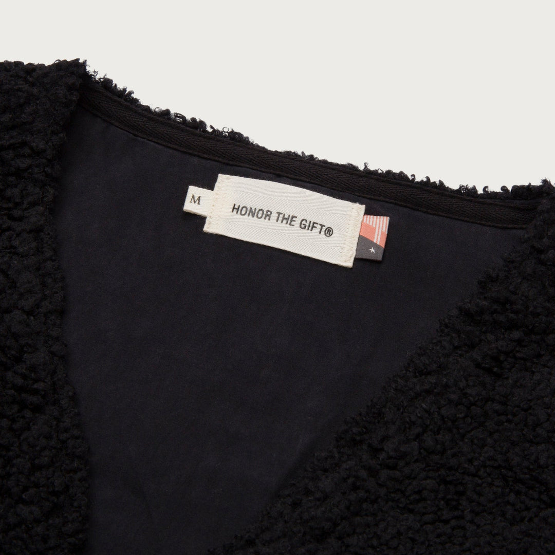 Honor The Gift Teddy Notes Vest - Black