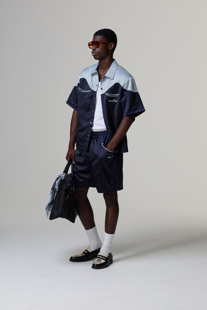 Criminal Damage Western Satin Shirt