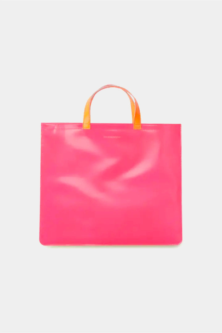 Comme Des Garcons Wallet Super Fluo Bag - Pink/Yellow