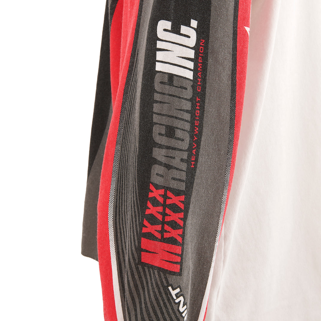 Saint Micheal Mortor Cycle LS Tee - White