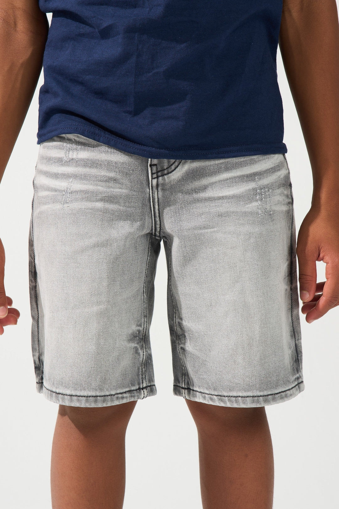 Serenede - TITAN Denim Shorts Grey